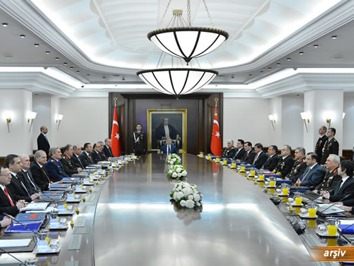 MGK Ağustos Ayı Olağan Toplantısı Çankaya Köşkü’nde Gerçekleştirildi